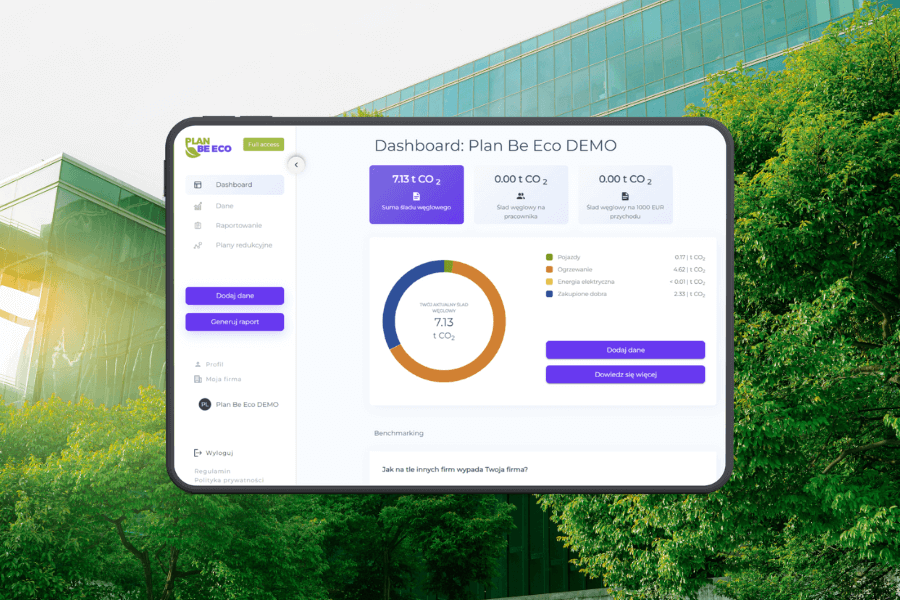 Plan Be Eco's carbon footprint report for 2023 [check our results]