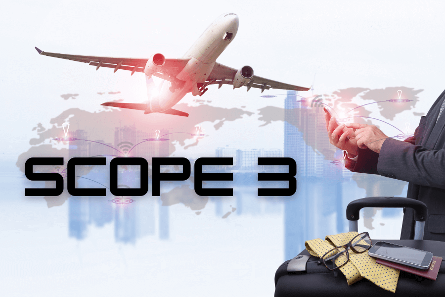 What is Scope 3 in the organization's carbon footprint calculation? 